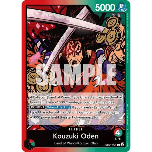 Kouzuki Oden (EB01 - 001) [Extra Booster: Memorial Collection] - PokéBox Australia
