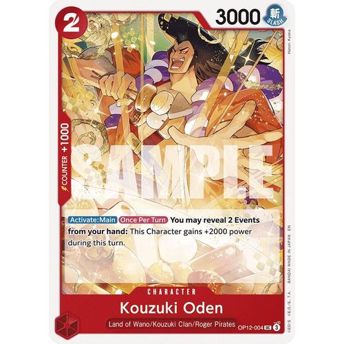 Kouzuki Oden (OP12 - 004) (Legacy of the Master) - PokéBox Australia