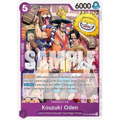Kouzuki Oden (OP13 - 063) (Carrying On His Will) - PokéBox Australia