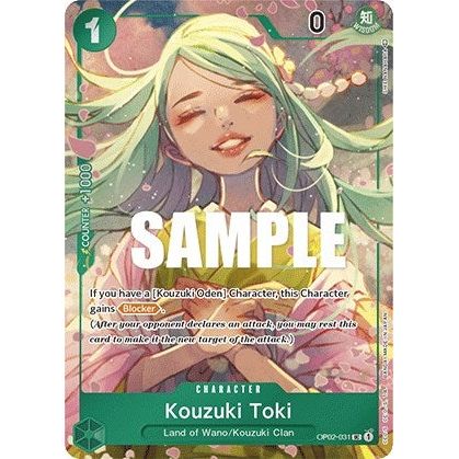 Kouzuki Toki (Box Topper) (OP02 - 031) [Paramount War] - PokéBox Australia