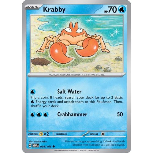 Krabby (098/165) [SV: Scarlet & Violet 151] - PokéBox Australia