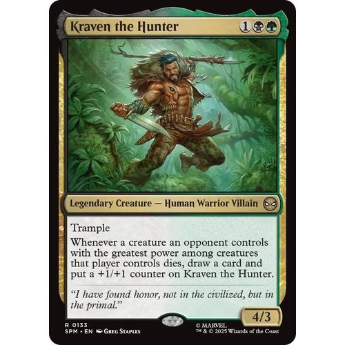 Kraven the Hunter (133) (Marvel's Spider - Man) - PokéBox Australia