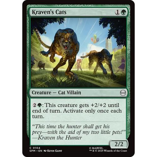 Kraven's Cats (104) (Marvel's Spider - Man) - PokéBox Australia