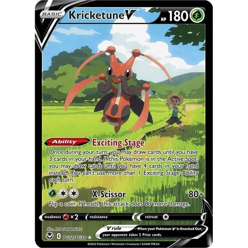 Kricketune V (TG12/TG30) (SWSH12: Silver Tempest Trainer Gallery) - PokéBox Australia
