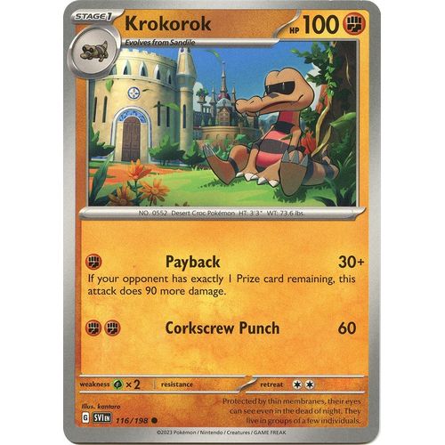 Krokorok (116/198) [SV01: Scarlet & Violet Base Set] - PokéBox Australia