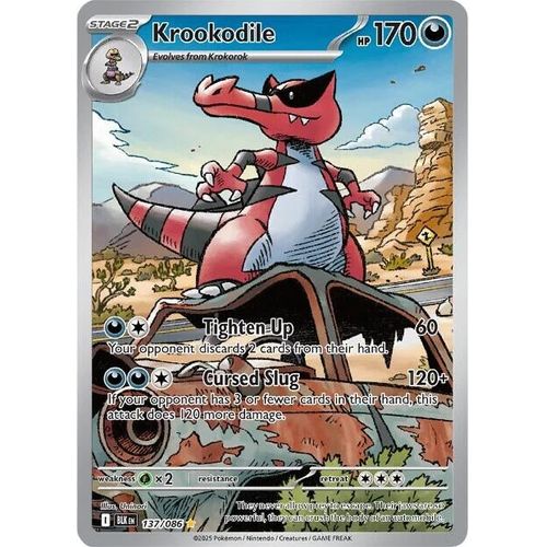 Krookodile (137/086) (SV: Black Bolt) - PokéBox Australia