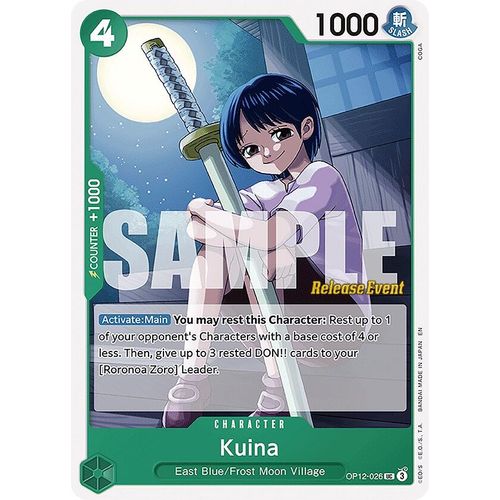 Kuina (OP12 - 026) (Legacy of the Master Release Event Cards) - PokéBox Australia