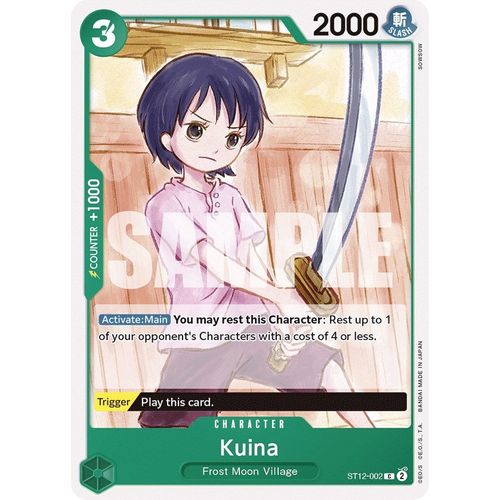 Kuina (ST12 - 002) [Starter Deck 12: Zoro and Sanji] - PokéBox Australia