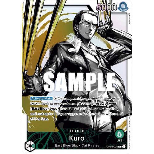 Kuro (Alternate Art) (OP03 - 021) [Pillars of Strength] - PokéBox Australia