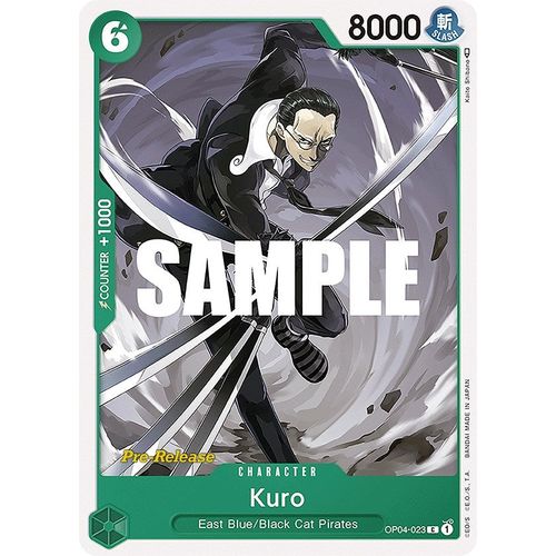 Kuro (OP04 - 023) [Kingdoms of Intrigue Pre - Release Cards] - PokéBox Australia