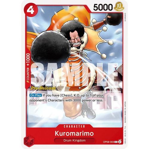 Kuromarimo (OP08 - 004) [Two Legends Pre - Release Cards] - PokéBox Australia