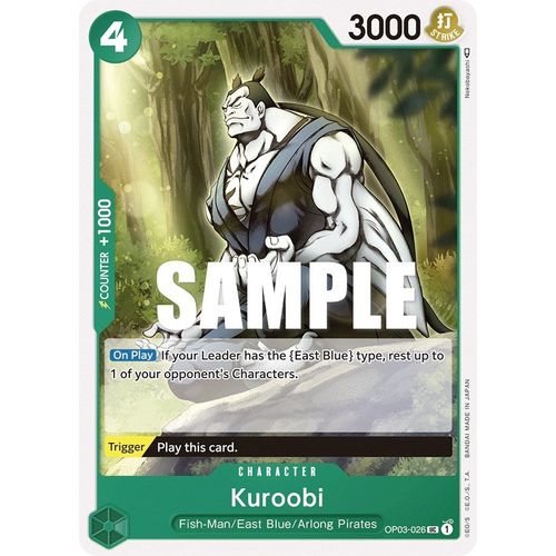 Kuroobi (OP03 - 026) [Pillars of Strength] - PokéBox Australia