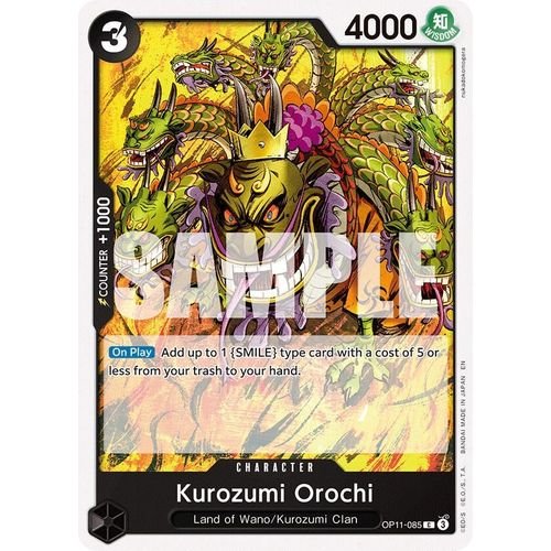 Kurozumi Orochi (OP11 - 085) [A Fist of Divine Speed] - PokéBox Australia
