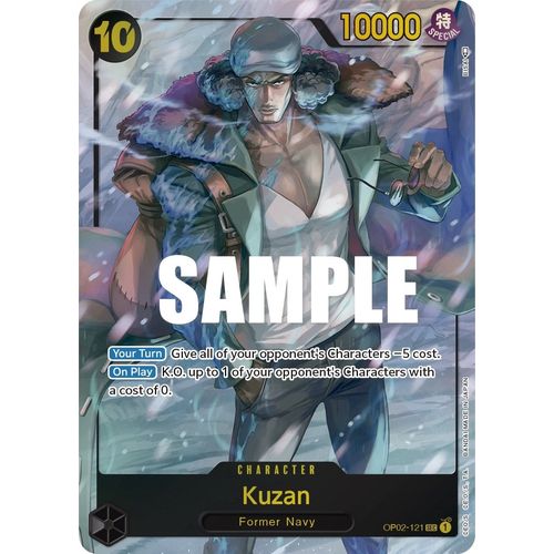 Kuzan (121) (Alternate Art) (OP02 - 121) [Paramount War] - PokéBox Australia