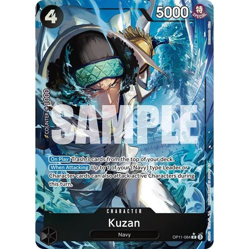 Kuzan (Alternate Art) (OP11 - 084) [A Fist of Divine Speed] - PokéBox Australia