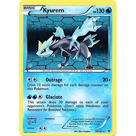 Kyurem - 34/101 (Cosmos Holo) (034/101) (Miscellaneous Cards & Products) - PokéBox Australia