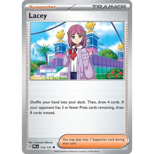 Lacey (114/131) [SV: Prismatic Evolutions] - PokéBox Australia