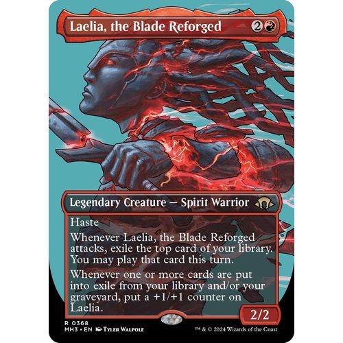 Laelia, the Blade Reforged (Borderless) (368) [Modern Horizons 3] - PokéBox Australia