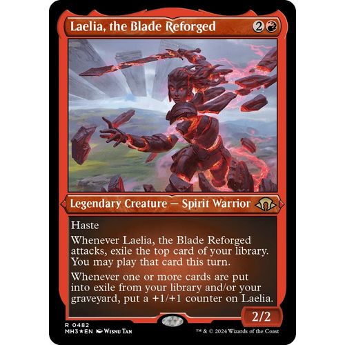 Laelia, the Blade Reforged (Foil Etched) (482) [Modern Horizons 3] - PokéBox Australia