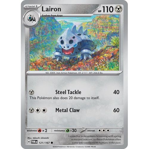 Lairon (121/167) [SV06: Twilight Masquerade] - PokéBox Australia