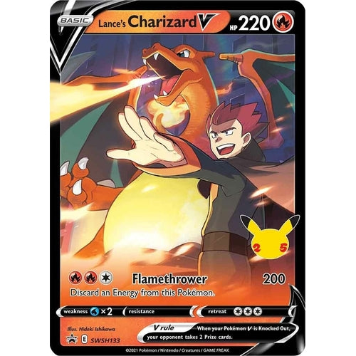 Lance's Charizard V - SWSH133 (SWSH133) (SWSH: Sword & Shield Promo Cards) - PokéBox Australia