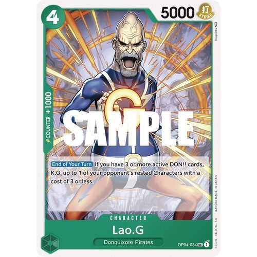 Lao.G (OP04 - 034) [Kingdoms of Intrigue] - PokéBox Australia