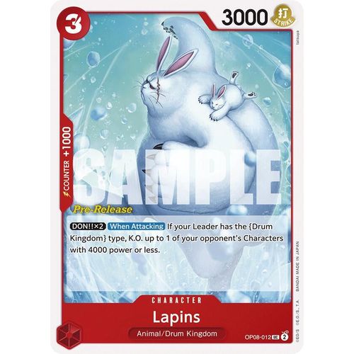 Lapins (OP08 - 012) [Two Legends Pre - Release Cards] - PokéBox Australia