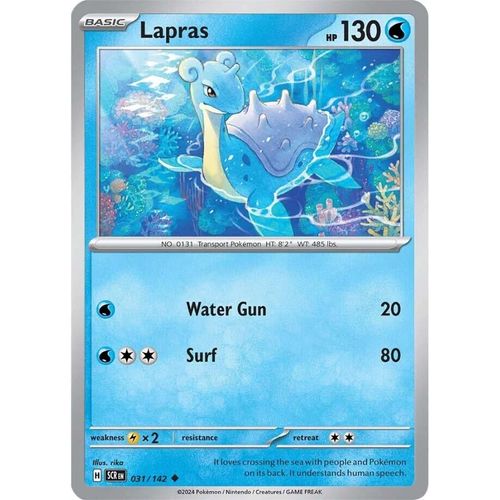 Lapras (031/142) [SV07: Stellar Crown] - PokéBox Australia