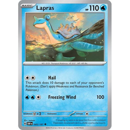 Lapras (045/197) [SV03: Obsidian Flames] - PokéBox Australia