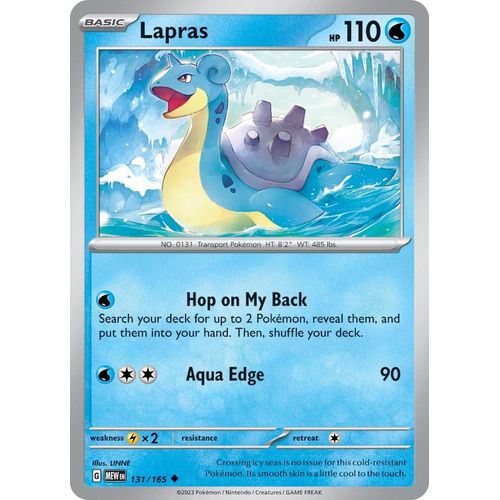 Lapras (131/165) [SV: Scarlet & Violet 151] - PokéBox Australia