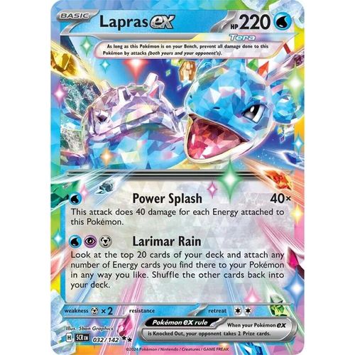 Lapras ex (032/142) [SV07: Stellar Crown] - PokéBox Australia