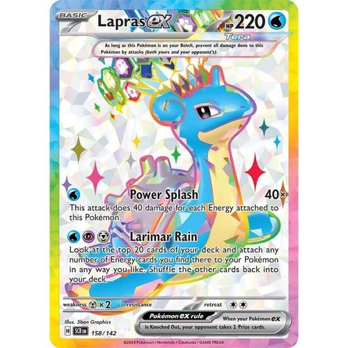 Lapras ex (158/142) [SV07: Stellar Crown] - PokéBox Australia
