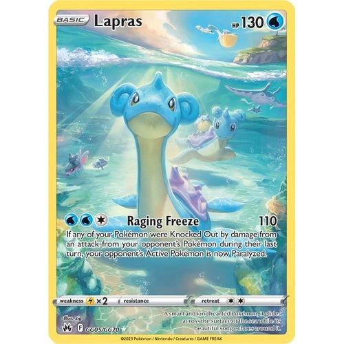 Lapras (GG05/GG70) (Crown Zenith: Galarian Gallery) - PokéBox Australia