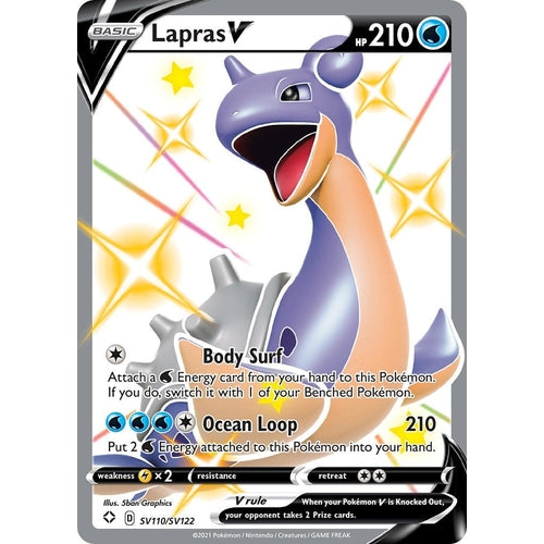 Lapras V (SV110/SV122) (Shining Fates: Shiny Vault) - PokéBox Australia