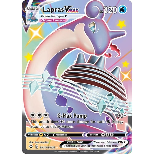 Lapras VMAX (SV111/SV122) (Shining Fates: Shiny Vault) - PokéBox Australia