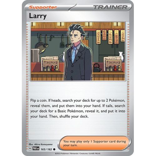 Larry (165/182) [SV04: Paradox Rift] - PokéBox Australia