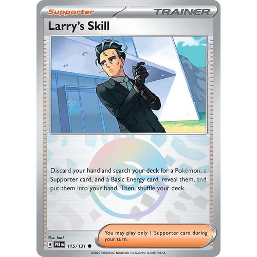 Larry's Skill - 115/131 (Poke Ball Pattern) (115/131) [SV: Prismatic Evolutions] - PokéBox Australia
