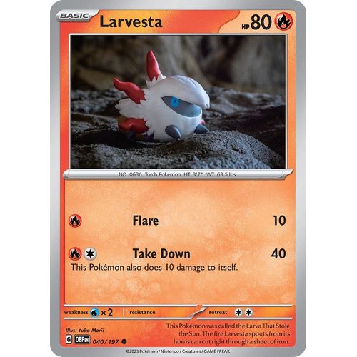 Larvesta (040/197) [SV03: Obsidian Flames] - PokéBox Australia