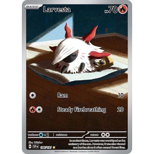 Larvesta (196/191) [SV08: Surging Sparks] - PokéBox Australia