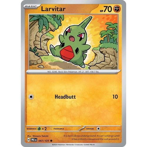 Larvitar (047/131) [SV: Prismatic Evolutions] - PokéBox Australia