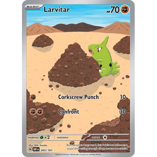 Larvitar (203/197) [SV03: Obsidian Flames] - PokéBox Australia