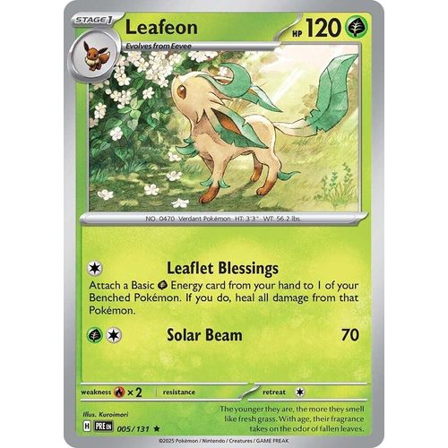 Leafeon (005/131) [SV: Prismatic Evolutions] - PokéBox Australia