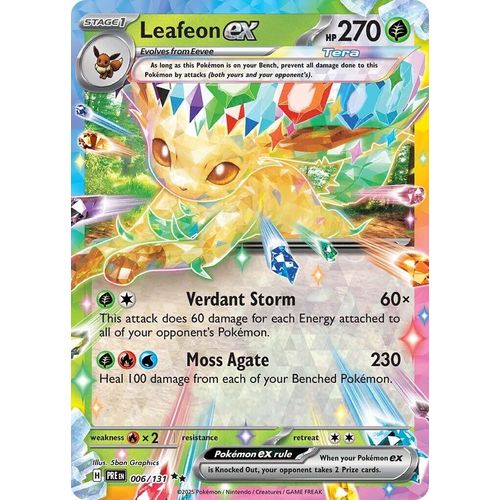 Leafeon ex (006/131) [SV: Prismatic Evolutions] - PokéBox Australia