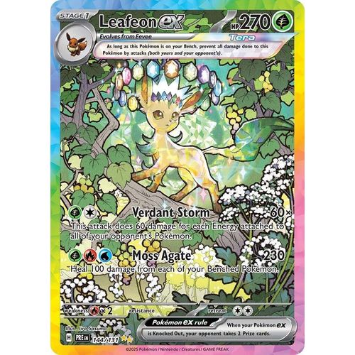 Leafeon ex (144/131) [SV: Prismatic Evolutions] - PokéBox Australia
