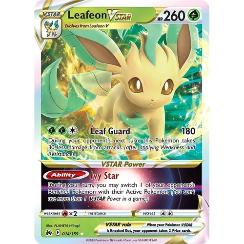 Leafeon VSTAR (014/159) (Crown Zenith) - PokéBox Australia