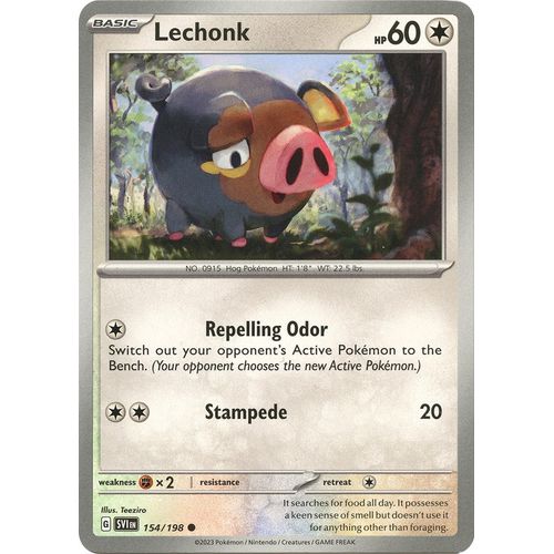 Lechonk (154/198) [SV01: Scarlet & Violet Base Set] - PokéBox Australia