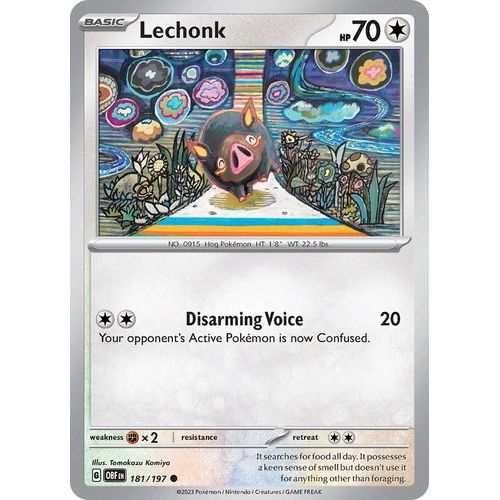 Lechonk (181/197) [SV03: Obsidian Flames] - PokéBox Australia