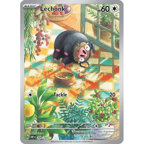 Lechonk (209/197) [SV03: Obsidian Flames] - PokéBox Australia