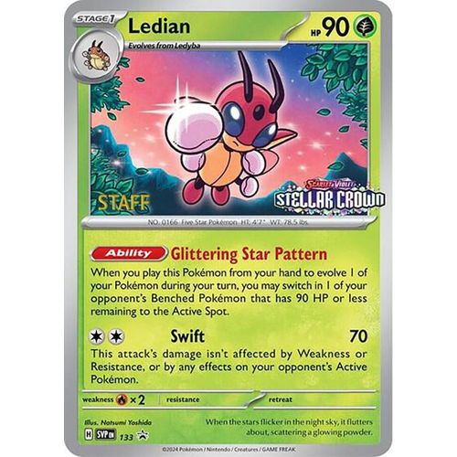 Ledian - 133 (Prerelease) [Staff] (133) (SV: Scarlet & Violet Promo Cards) - PokéBox Australia