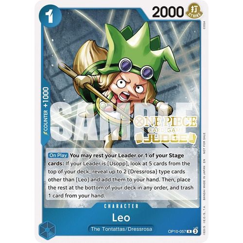 Leo (Judge Pack Vol. 6) (OP10 - 057) (One Piece Promotion Cards) - PokéBox Australia